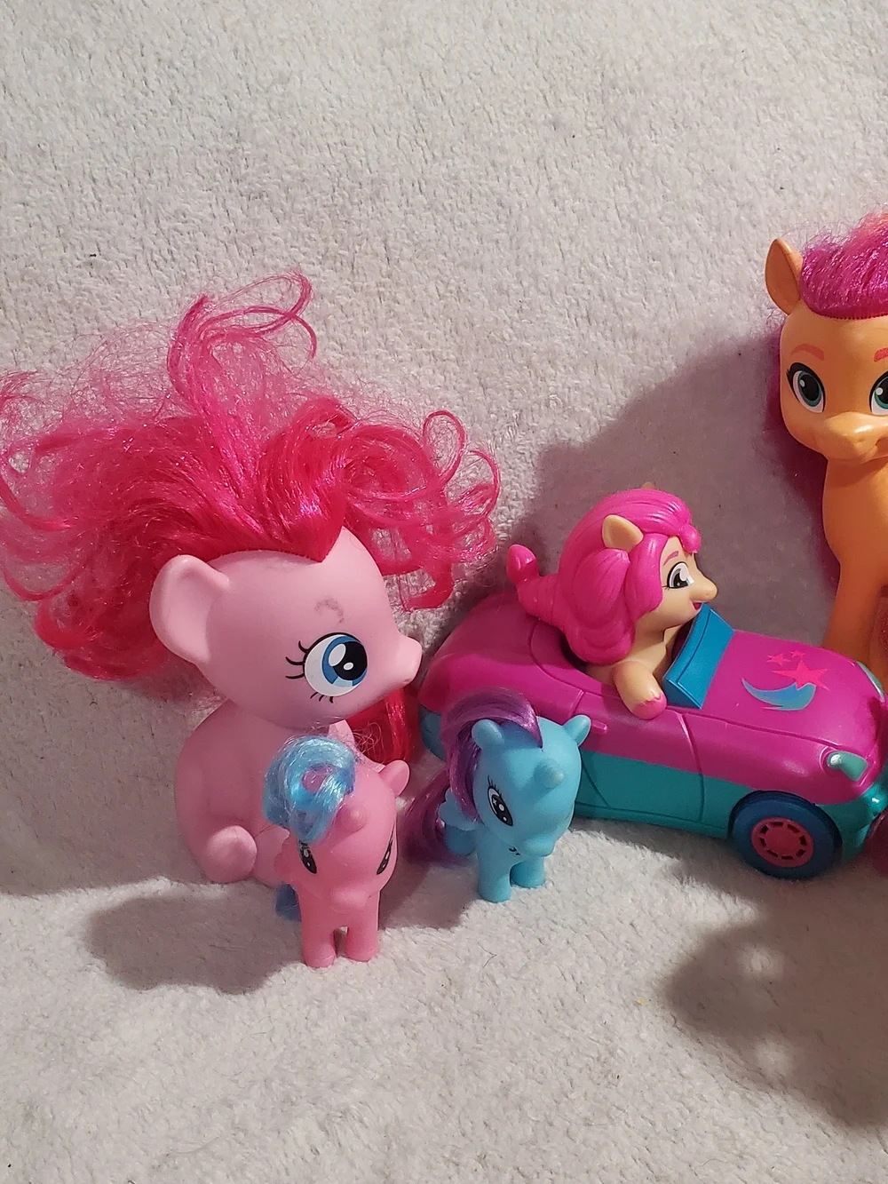 My Little Pony Figures Set with Pink and Orange Ponies